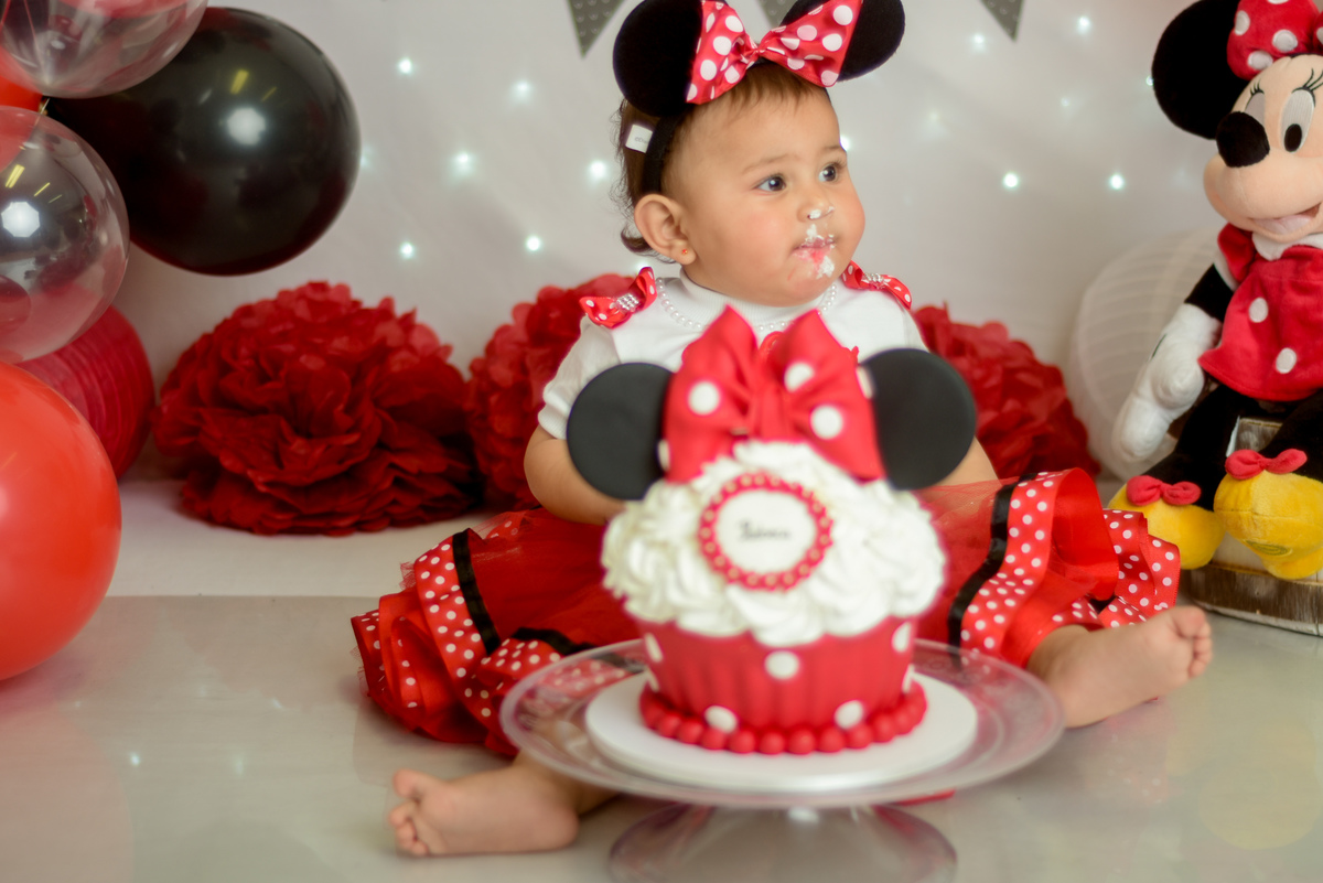 SMASH THE CAKE REBECA - MINNIE VERMELHA