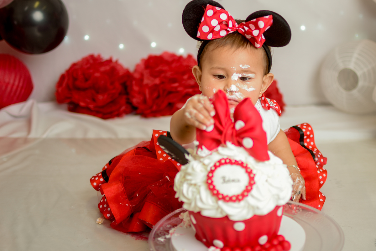 SMASH THE CAKE REBECA - MINNIE VERMELHA