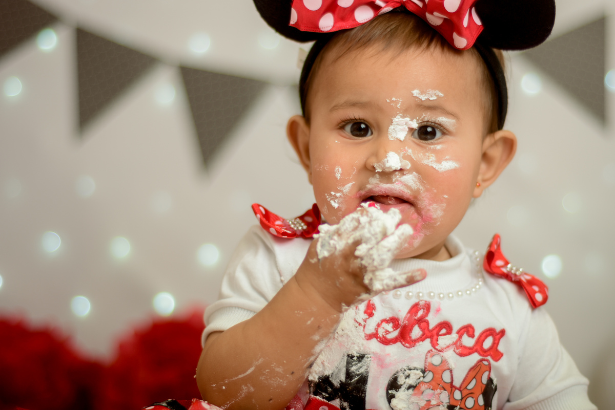 SMASH THE CAKE REBECA - MINNIE VERMELHA