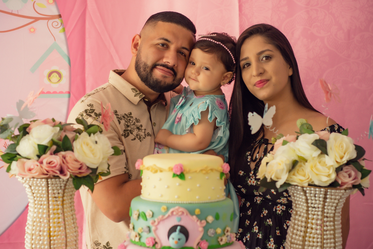 Antes de chegarem os convidados, que venham as fotos da Laura e seus pais