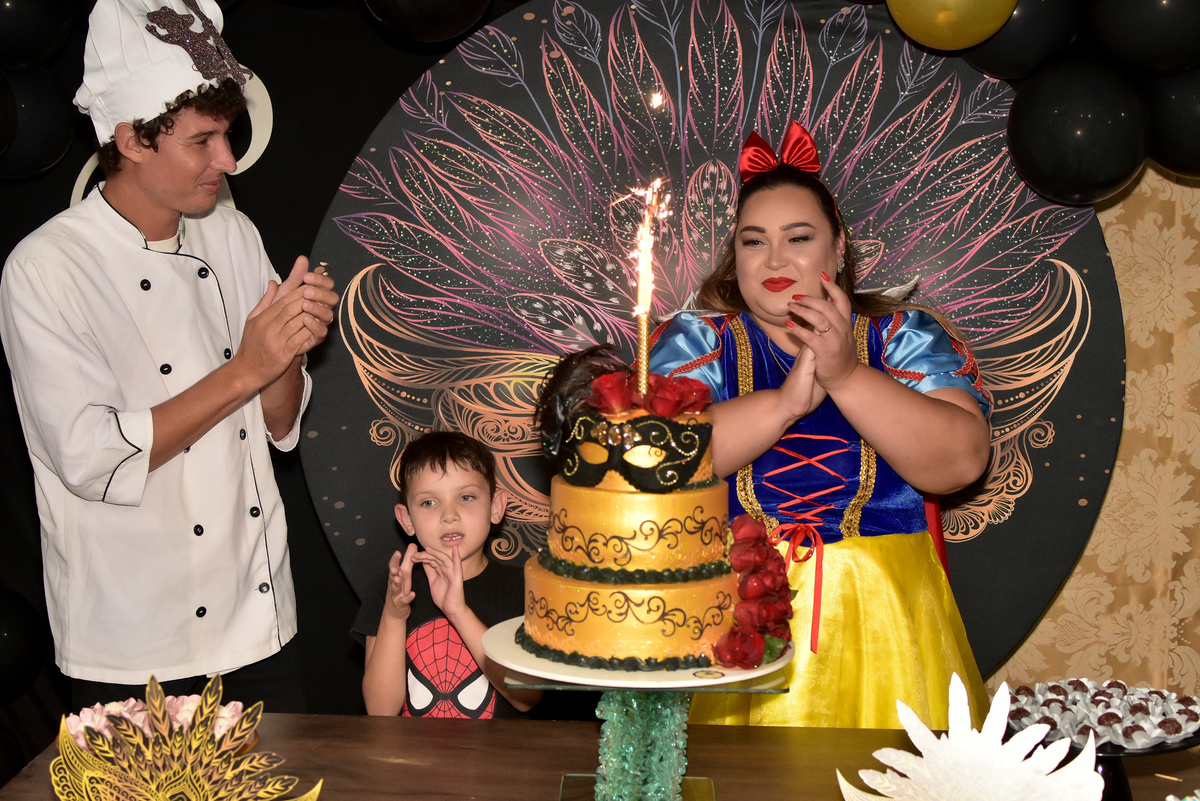 Festa a fantasia, branca de neve, fotografia de aniversário, fotógrafo em Piraquara