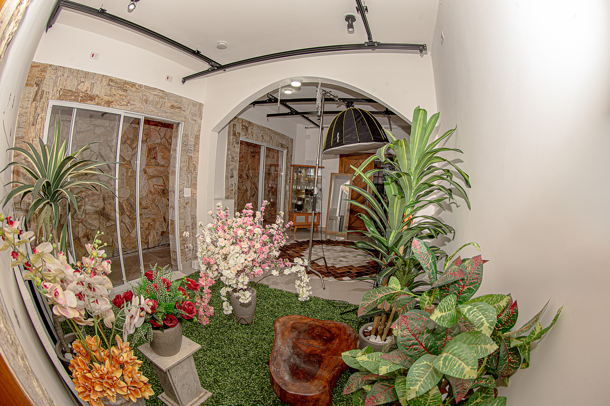 Muro com pedras rústica 