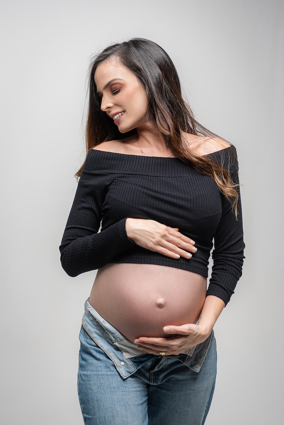 ensaio gestante em estúdio, natal, rn