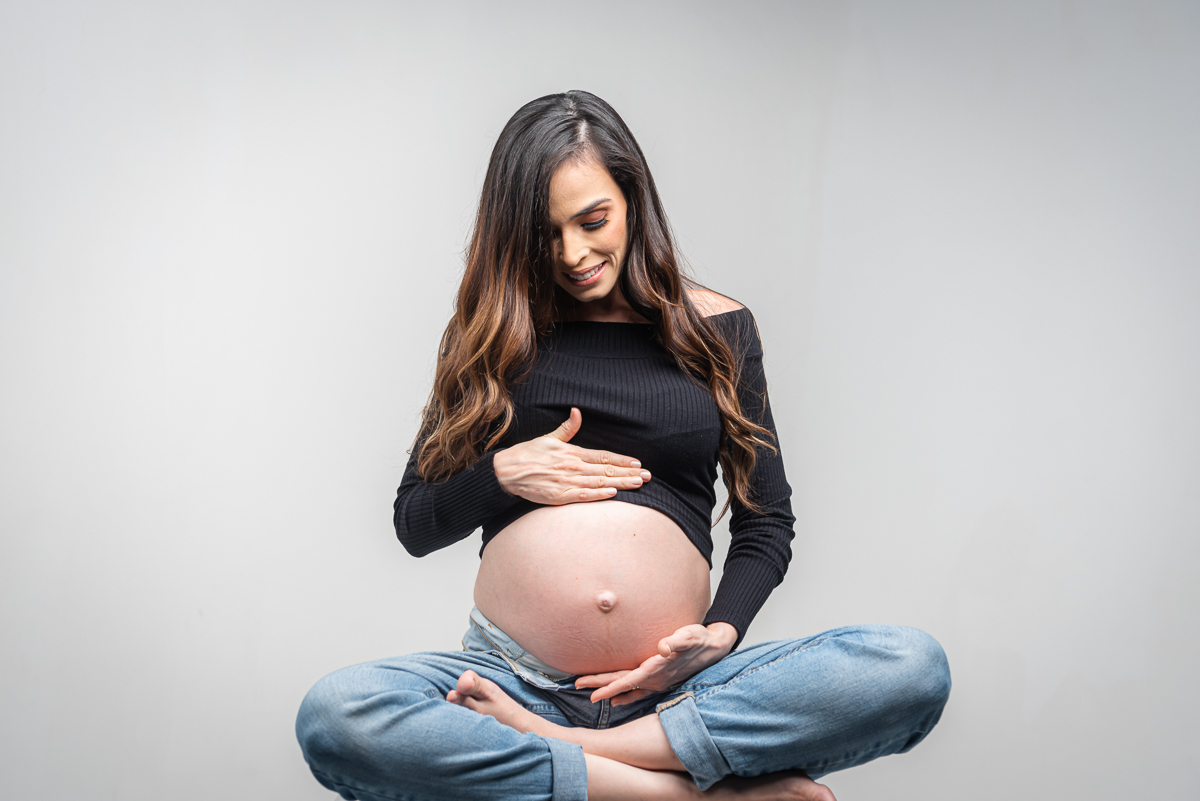 ensaio gestante em estúdio, natal, rn