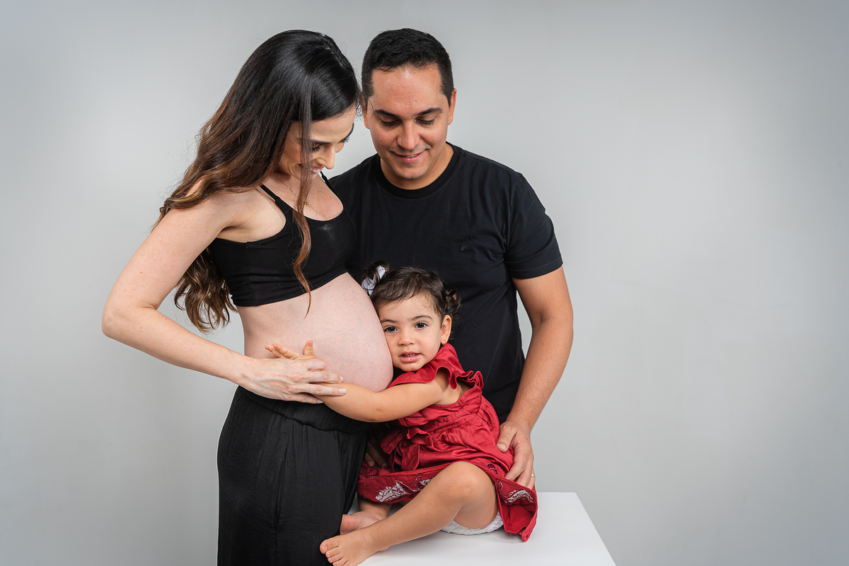 ensaio gestante em estúdio, natal, rn