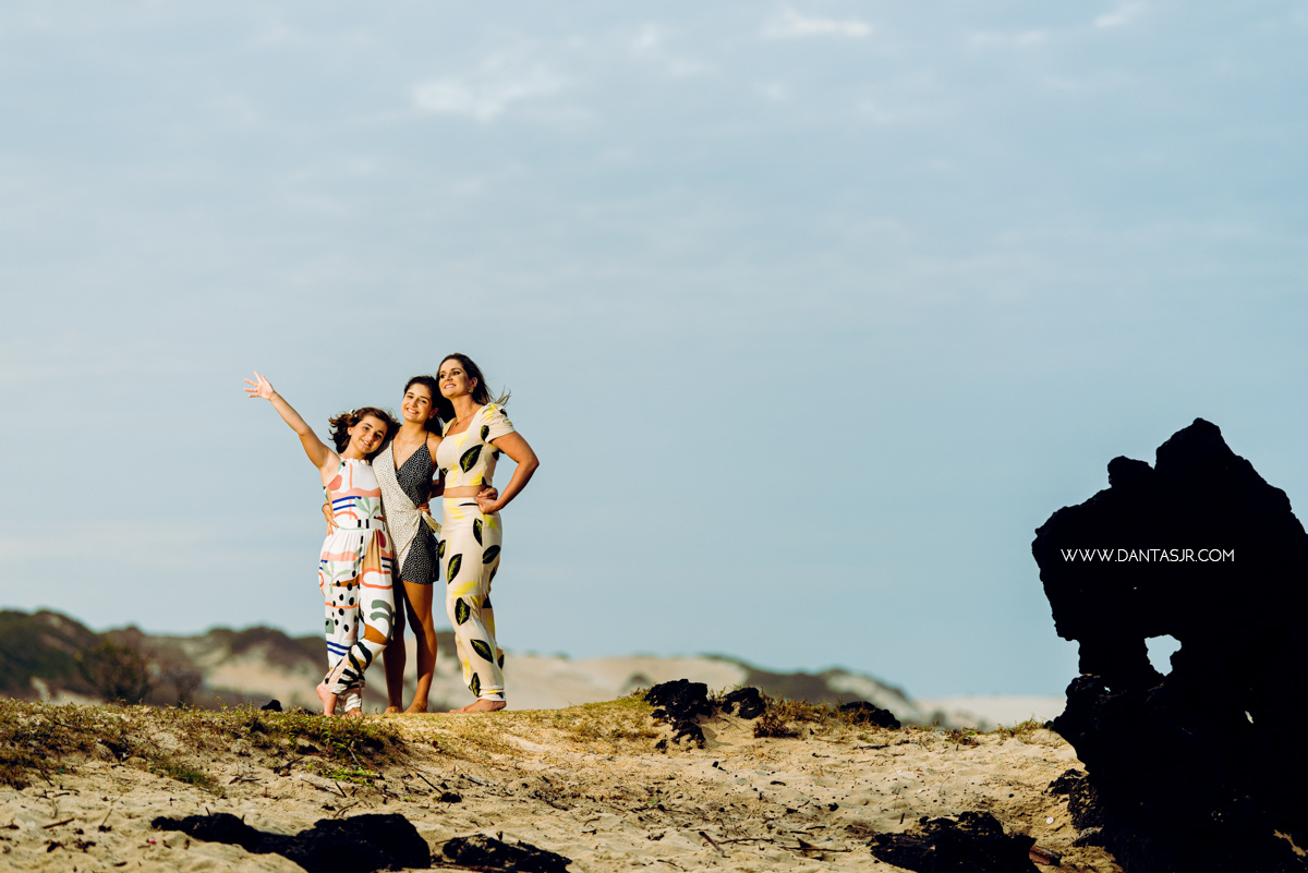 ensaio familia, praia de tabatinga, rn, por do sol, final de tarde, ensaio na praia