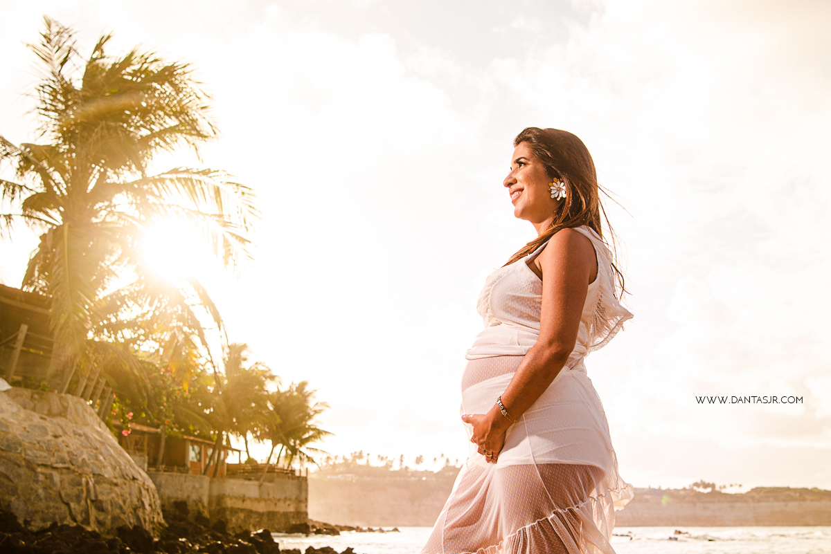 ensaio gestante, praia de tabatinga, final de tarde, roupa de gestante para ensaio, ensaio fotográfico, gestante, final de tarde