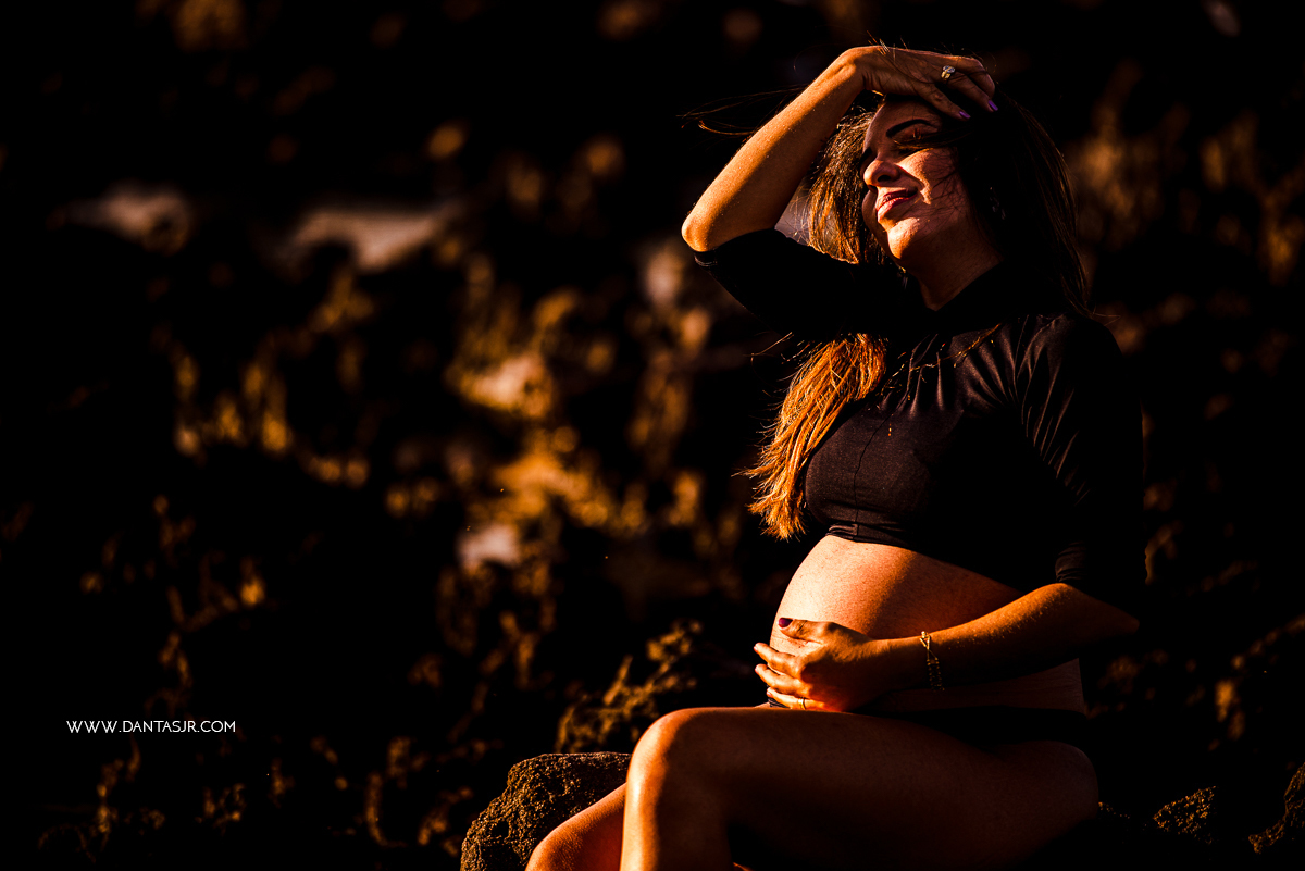 ensaio gestante, praia de tabatinga, final de tarde, roupa de gestante para ensaio, ensaio fotográfico, gestante, final de tarde