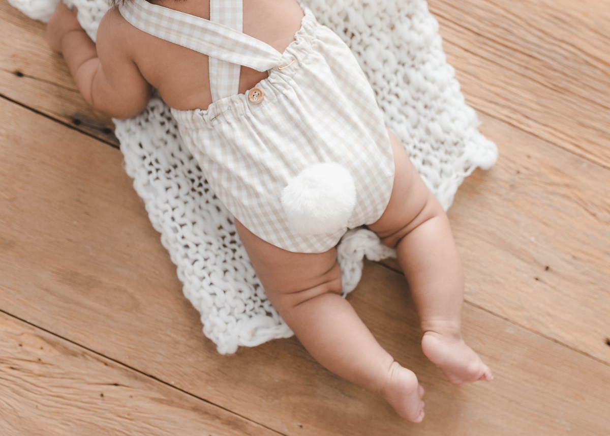 Ensaio infantil de páscoa