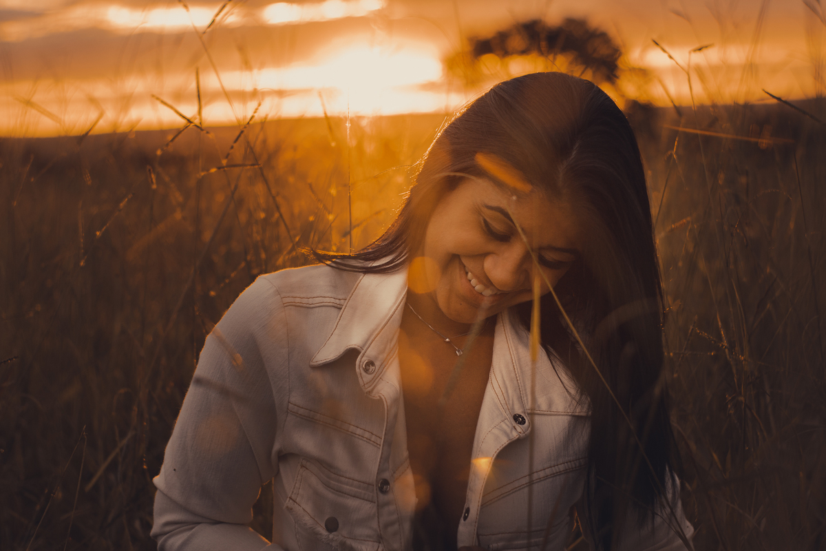 Campo, por do sol, boudoir, sensual, fim de tarde