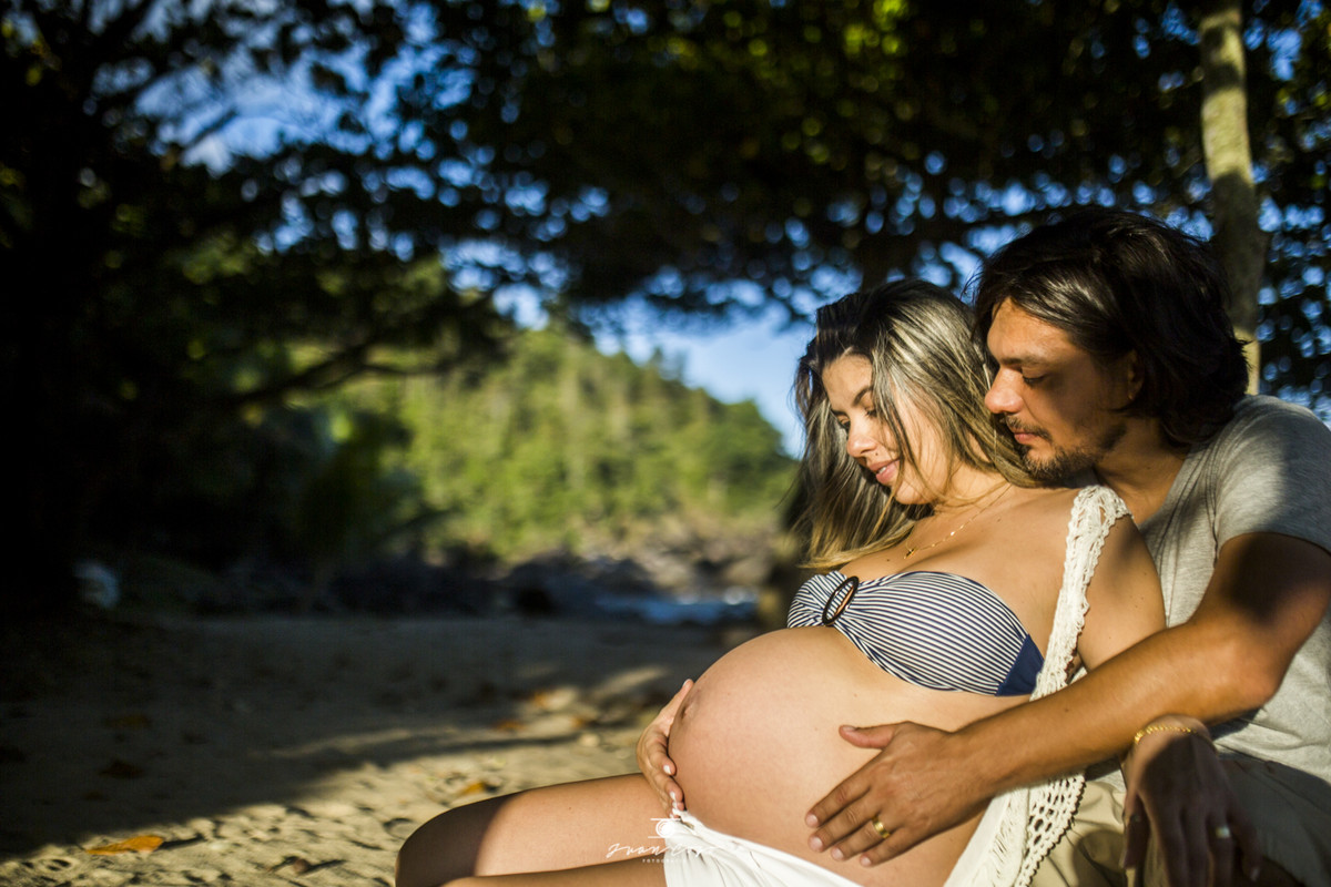 final de tarde, fotografia de gestante