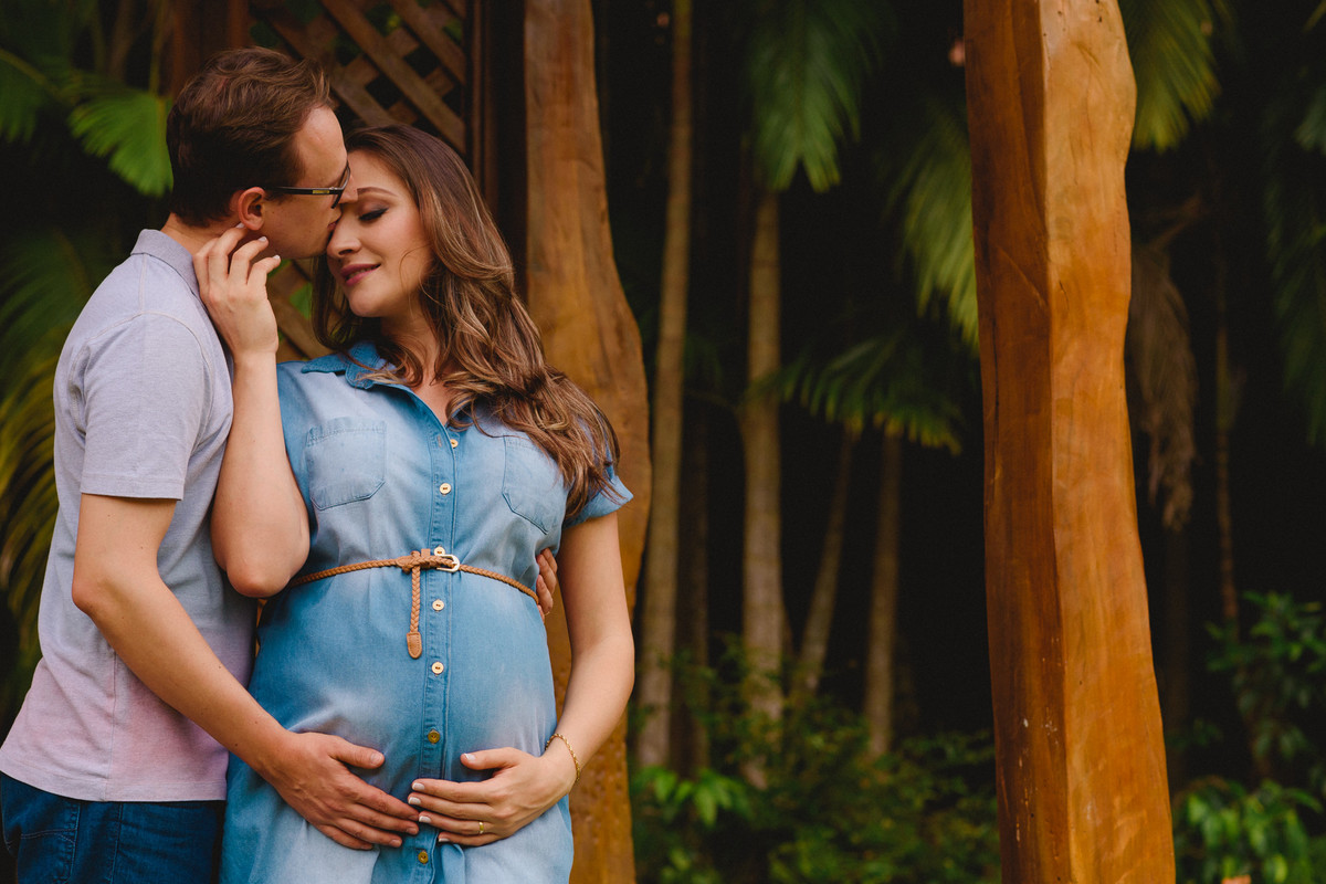 Papai da Luiza chegando junto da mamãe