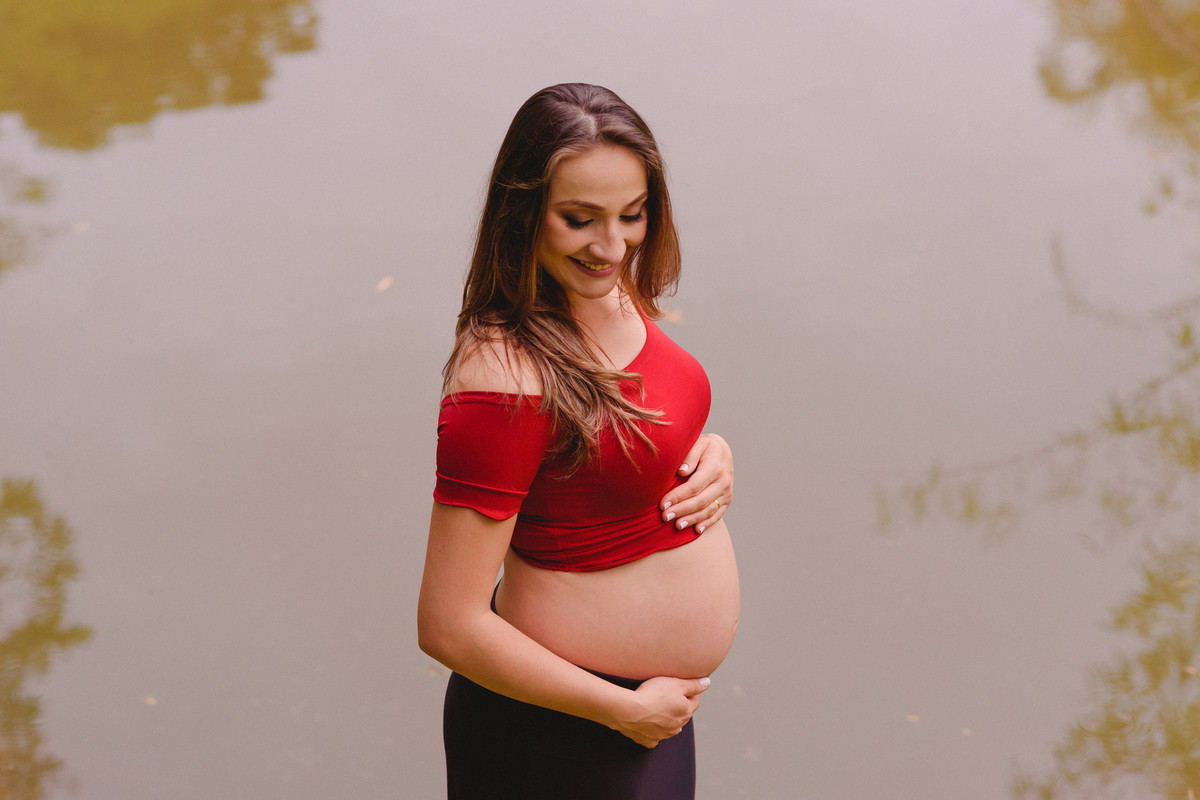 Nati exibindo sua barriga linda de gestante