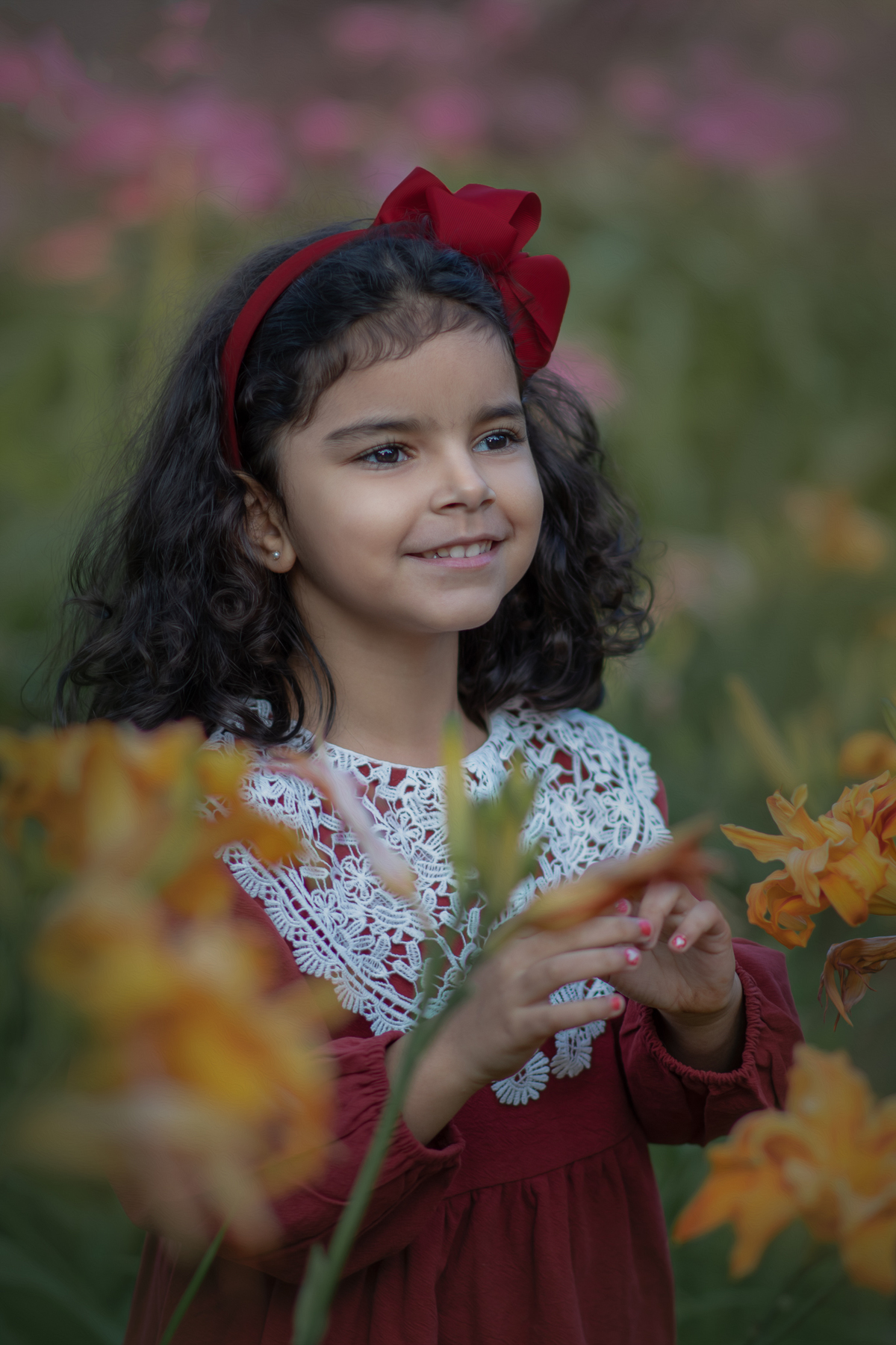 Ensaio fotográfico infantil realizado no Parque Central de Santo André. Fotografia artística. Ensaio de Natal externo, fotógrafo em Santo André.