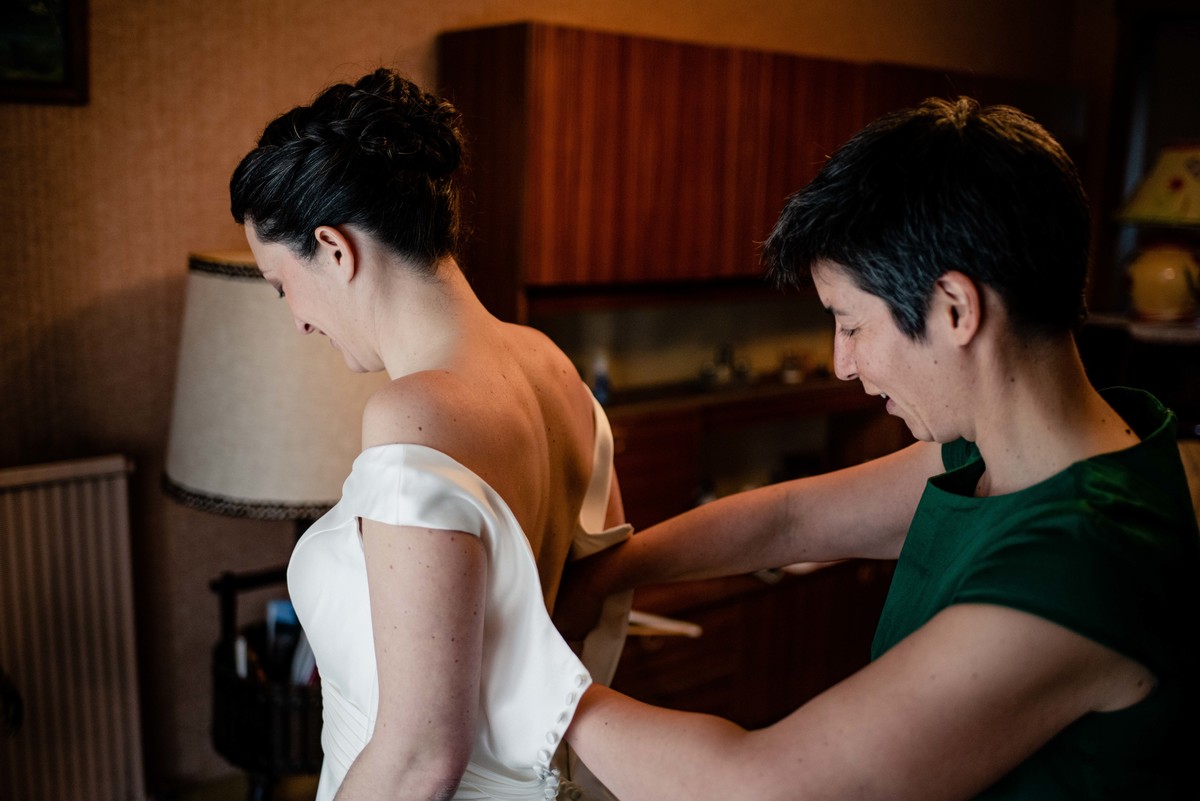 casamento David e Sophie em  Salbris frança madrinha noiva 