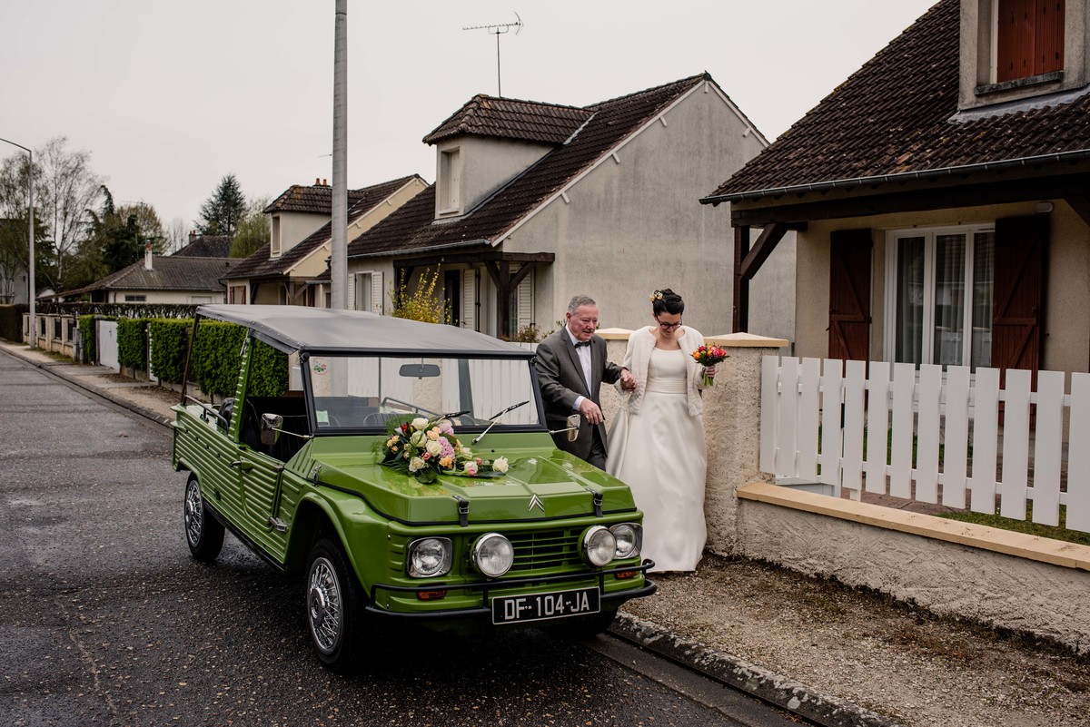 casamento David e Sophie em  Salbris frança pai 