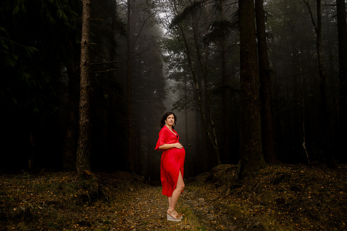 Fotos de grávida na Serra da Lousã