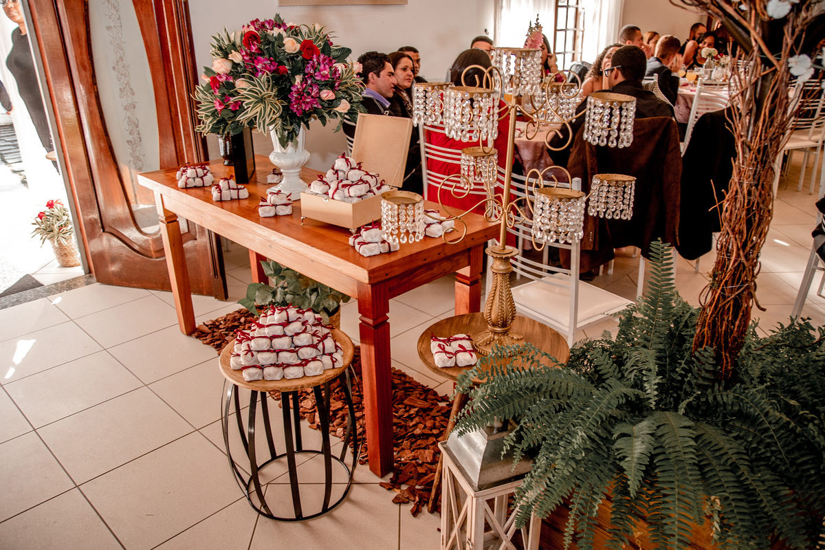 Fotografia de decoração de casamento 
