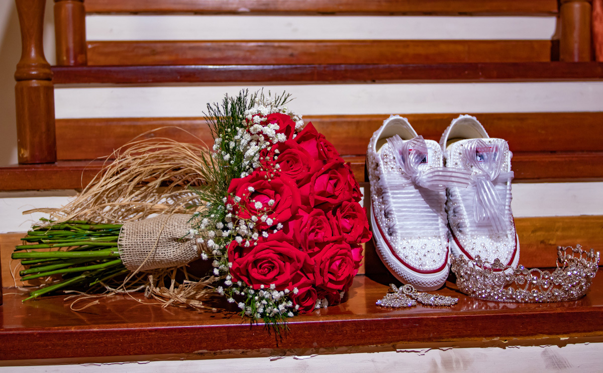 all star sapato da noiva decorado 