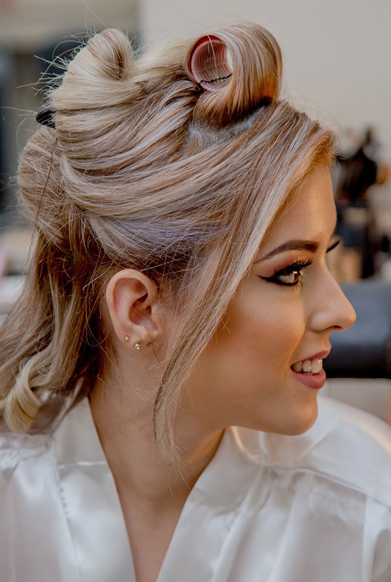 noiva se maquiando em são paulo