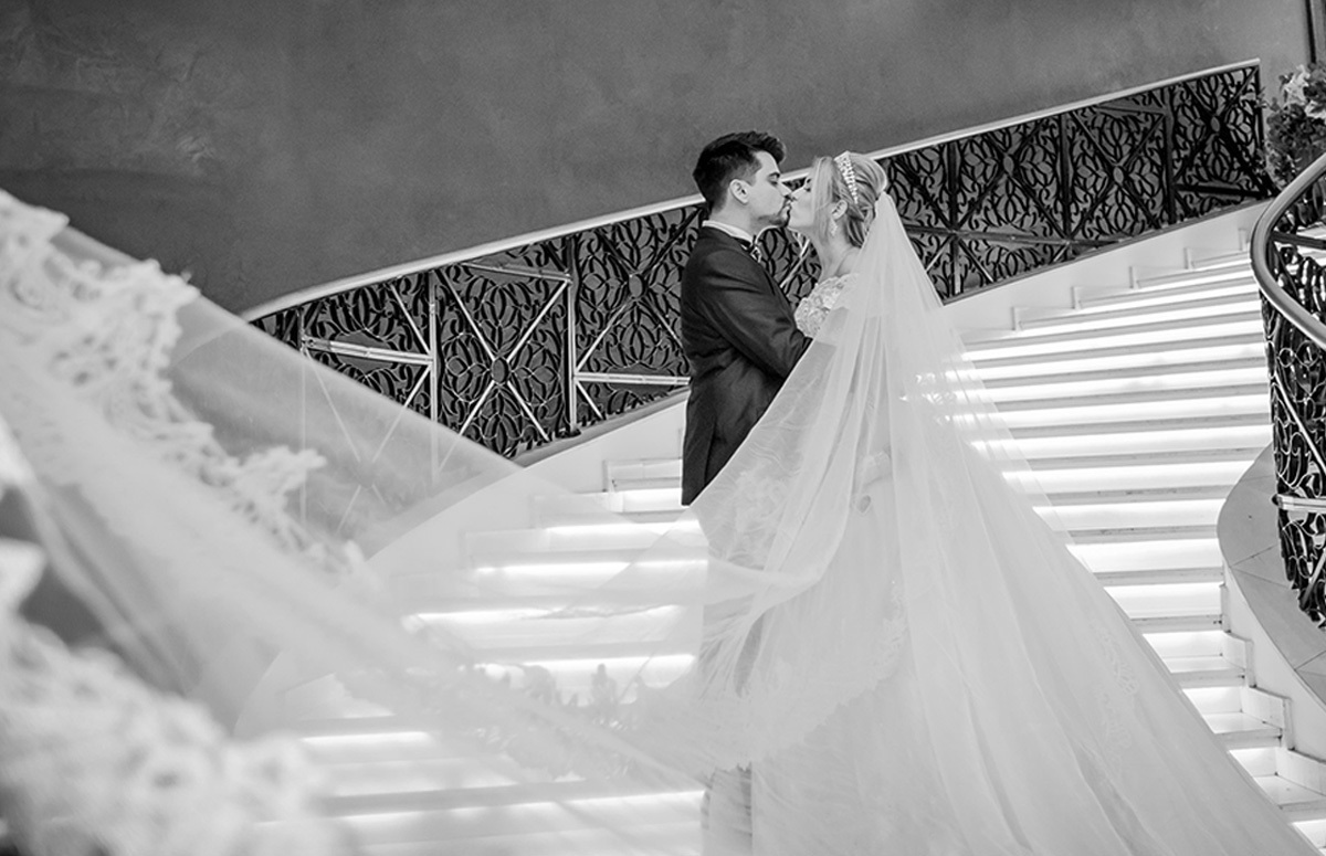 vestido de noiva lindo como uma princesa