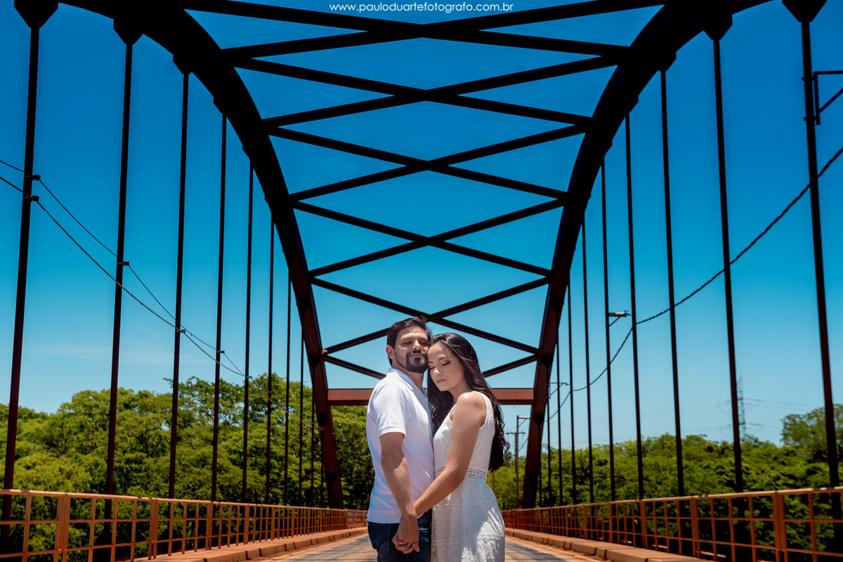 foto de casal na ponte