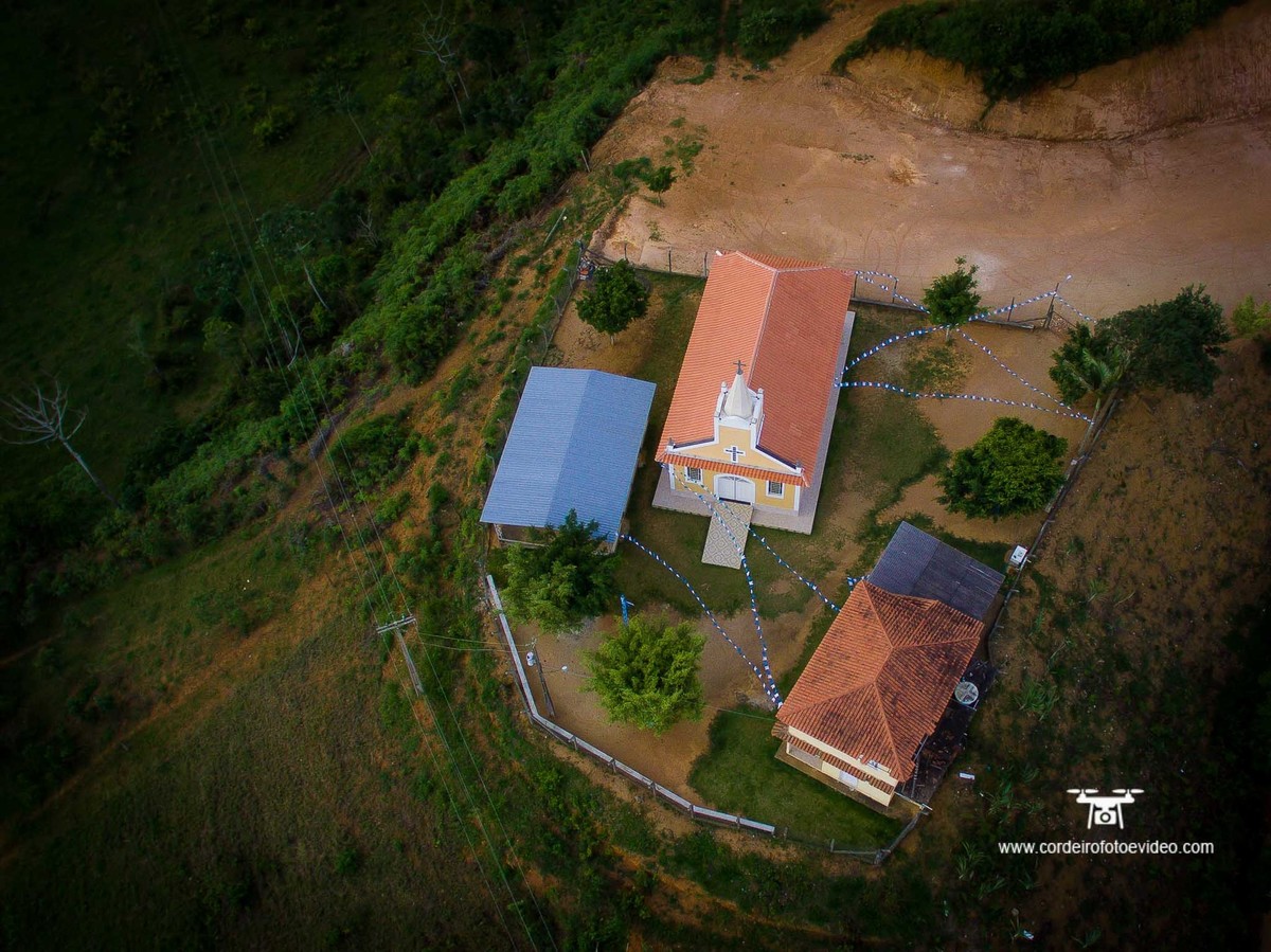Vista da Igreja Menino Jesus -Alto Guandu - Afonso Claudio - Es