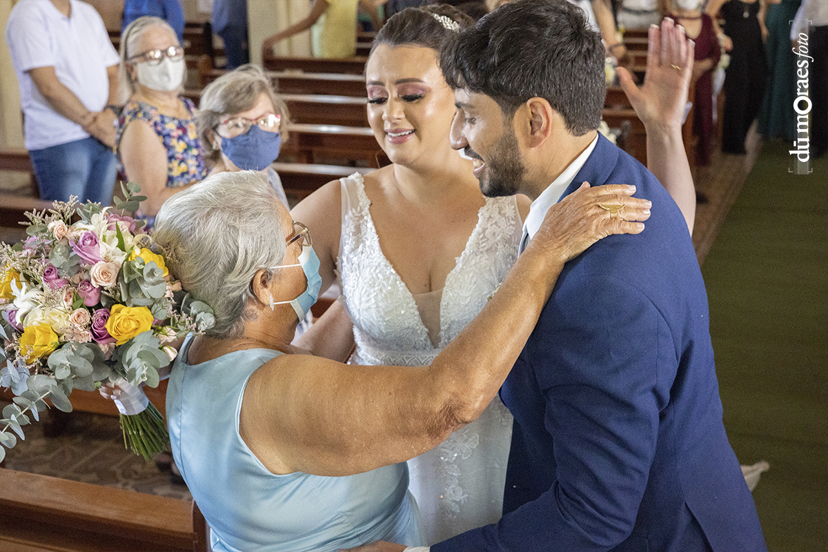 Casamento Jennifer e Cássio em Paróquia São Benedito, Amparo - SP, 2022. Du Moraes 