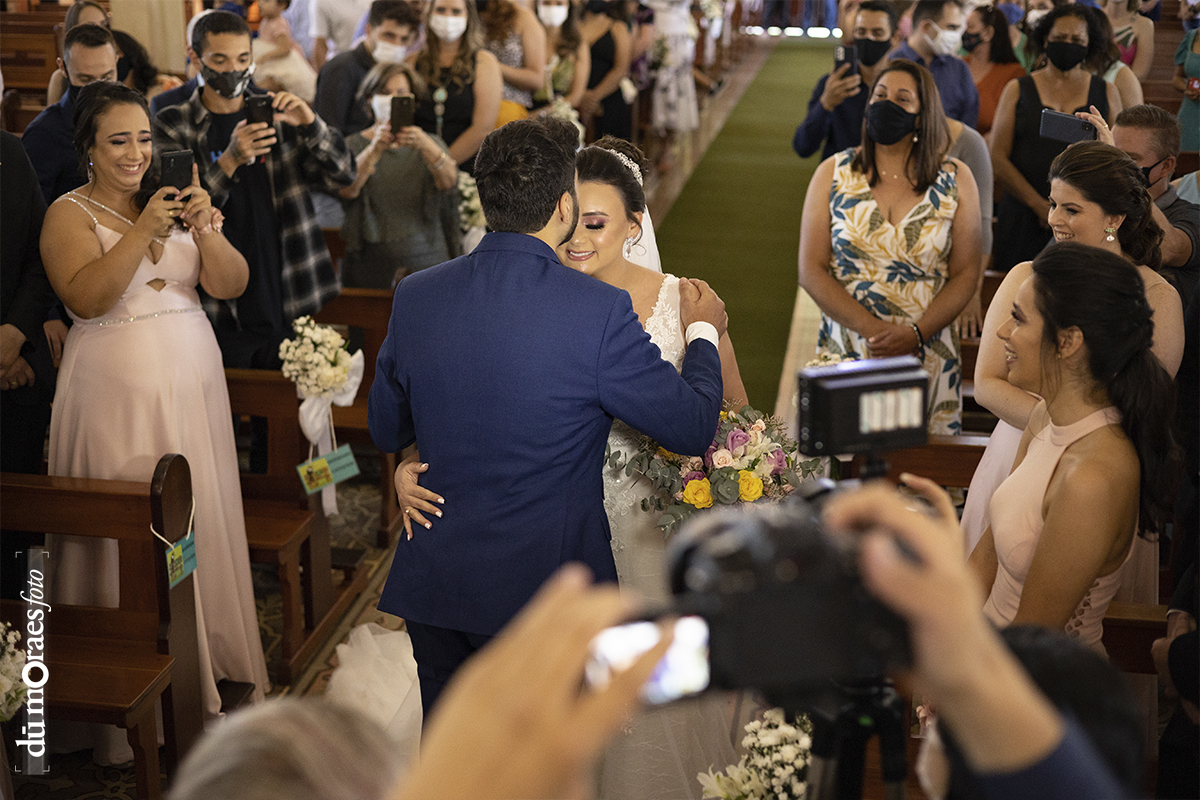 Casamento Jennifer e Cássio em Paróquia São Benedito, Amparo - SP, 2022. Du Moraes 