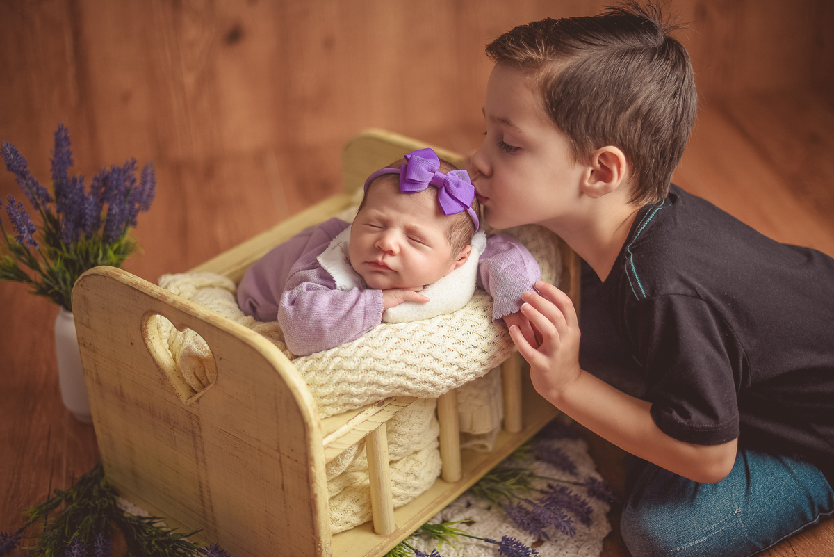 irmãos newborn