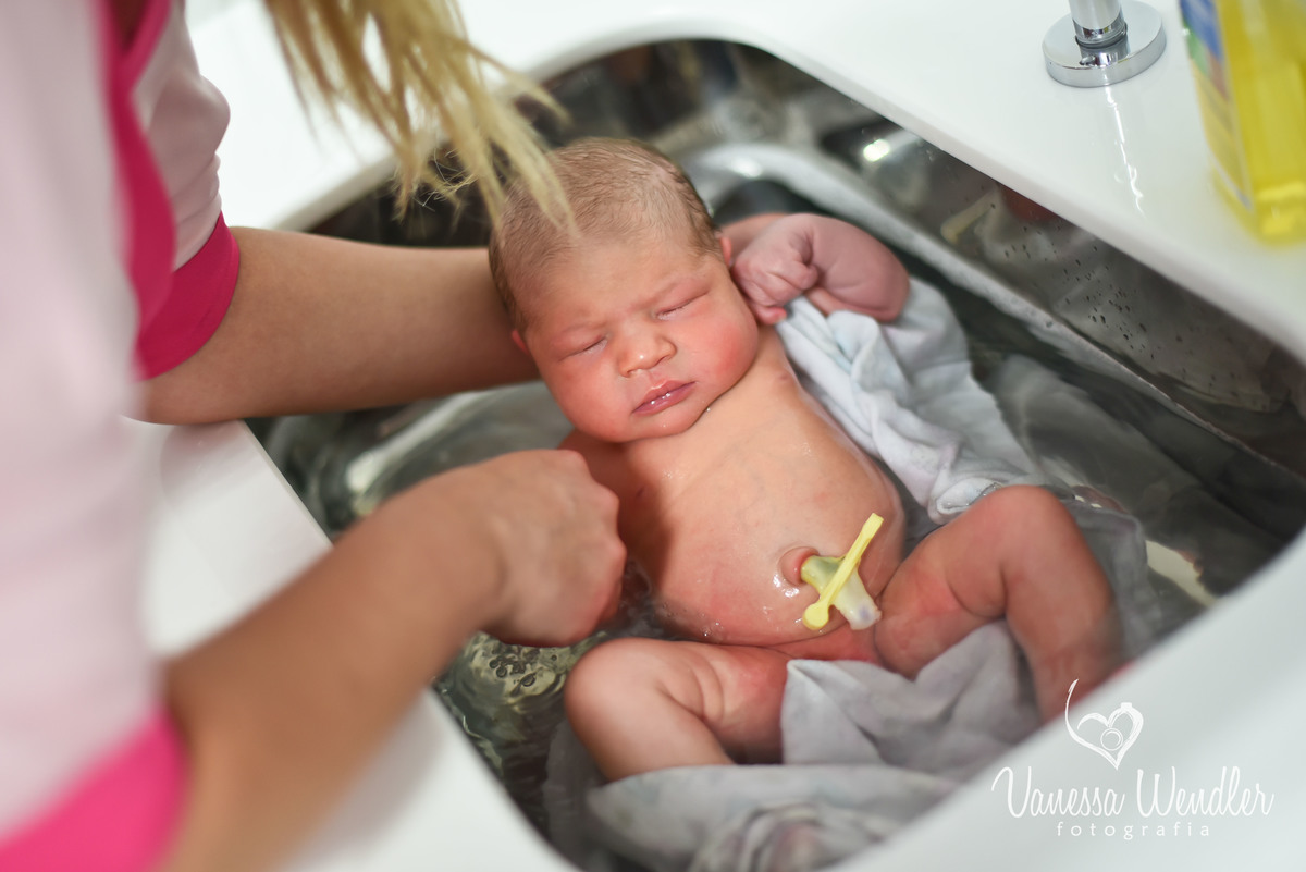 banho do bebê