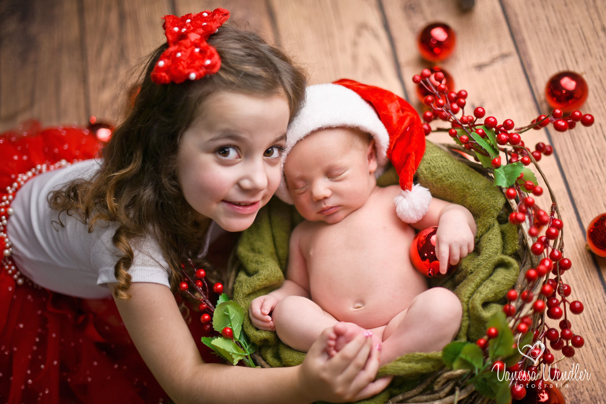 natal newborn irmãos