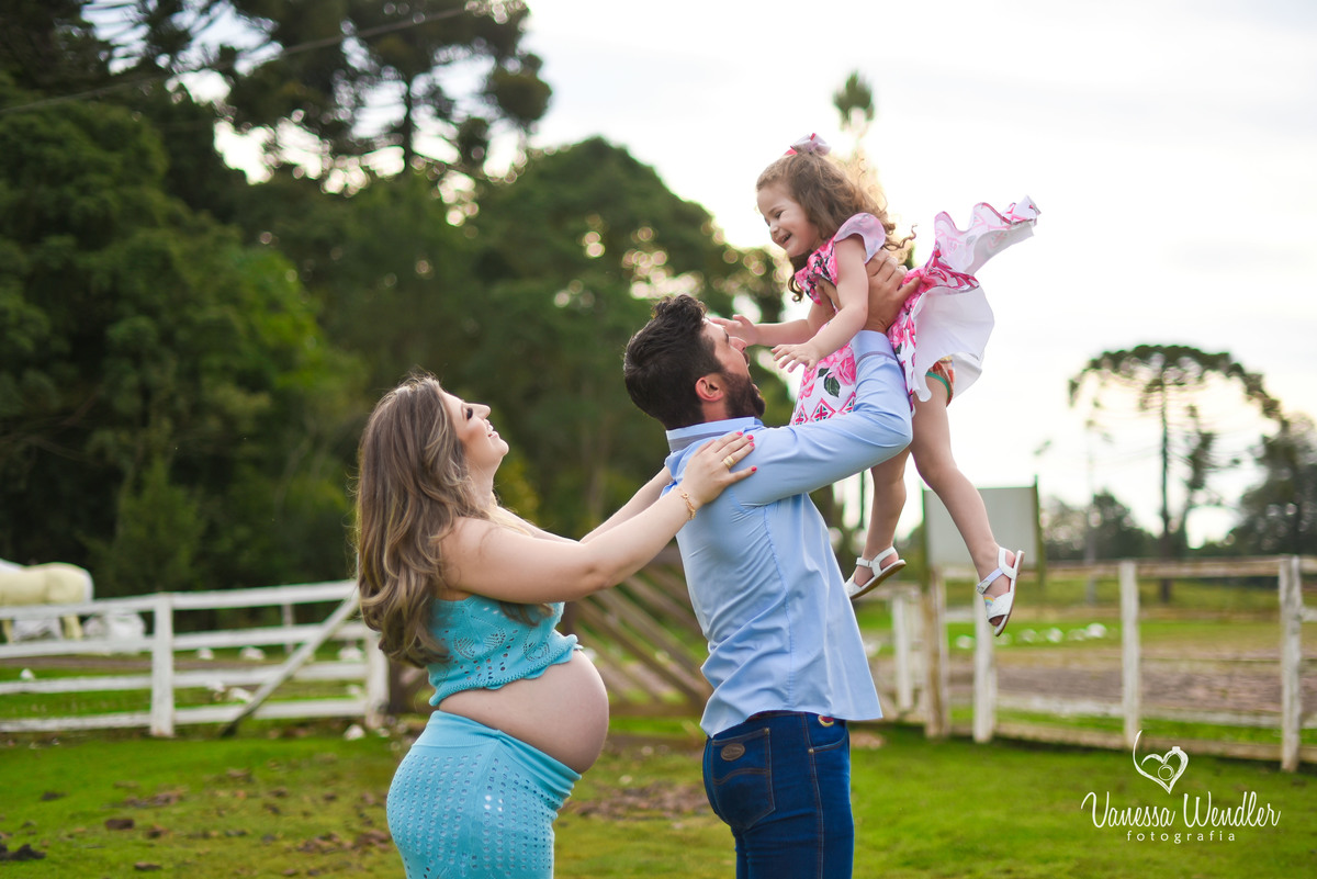 fotos criativas, gestante, família 