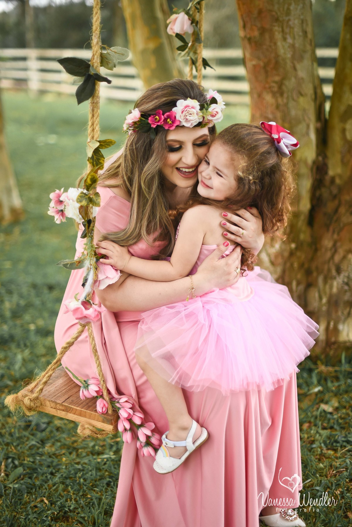 meninas, bailarina, mãe de meninas, gestante