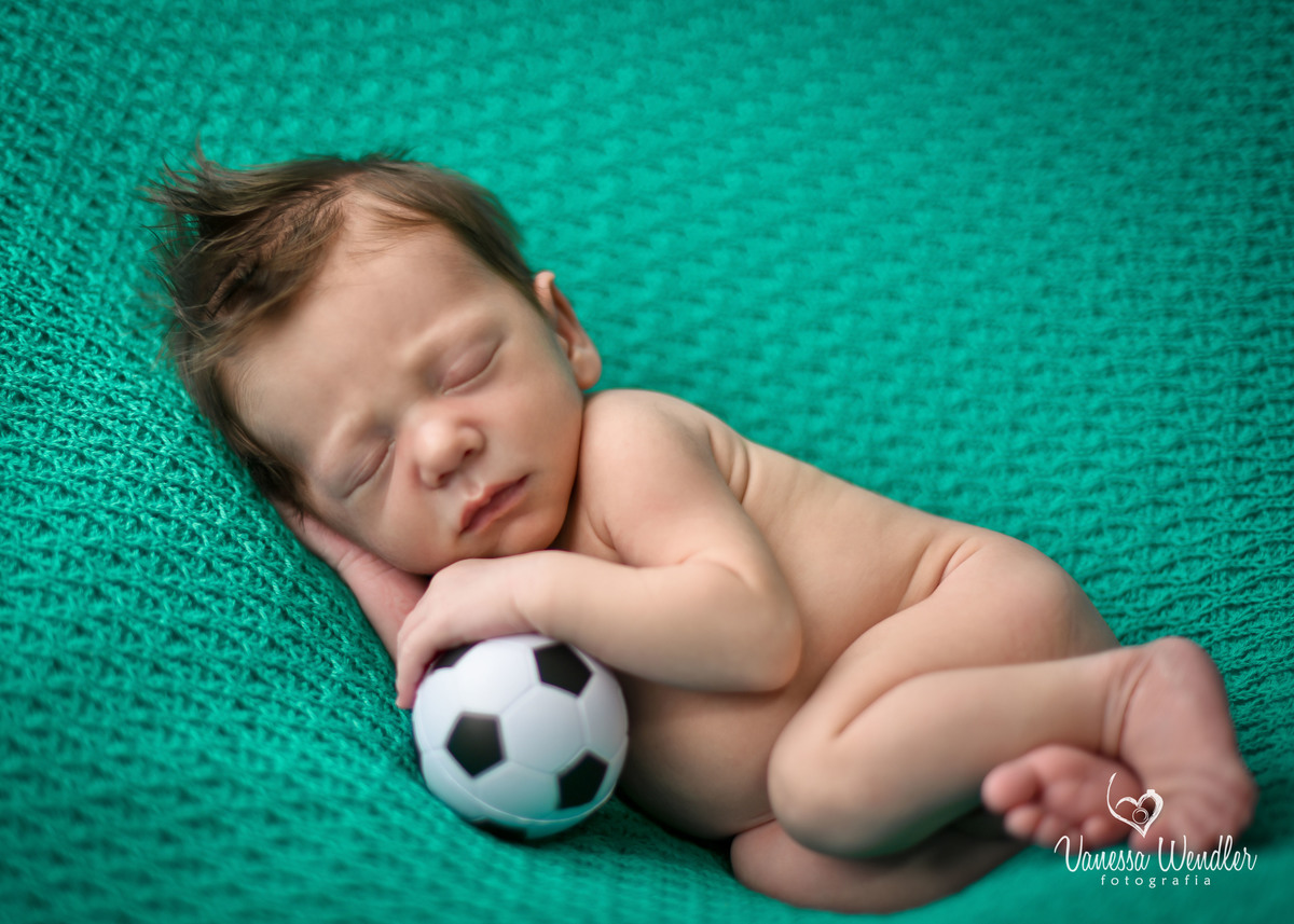 newborn, guarapuava, recém nascido, futebol, bebê, bola de futebol