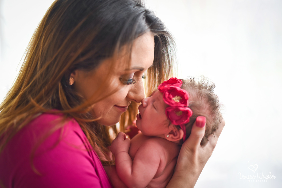 filha, fotos com mamãe