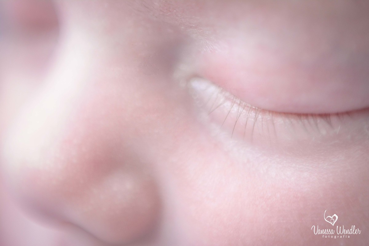 cílios do bebê