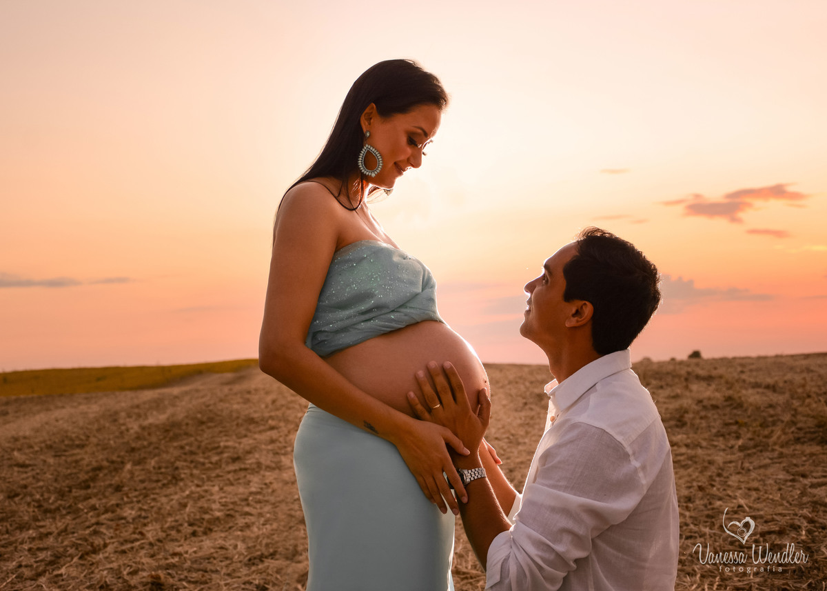 casa, gravidez, fotos no campo