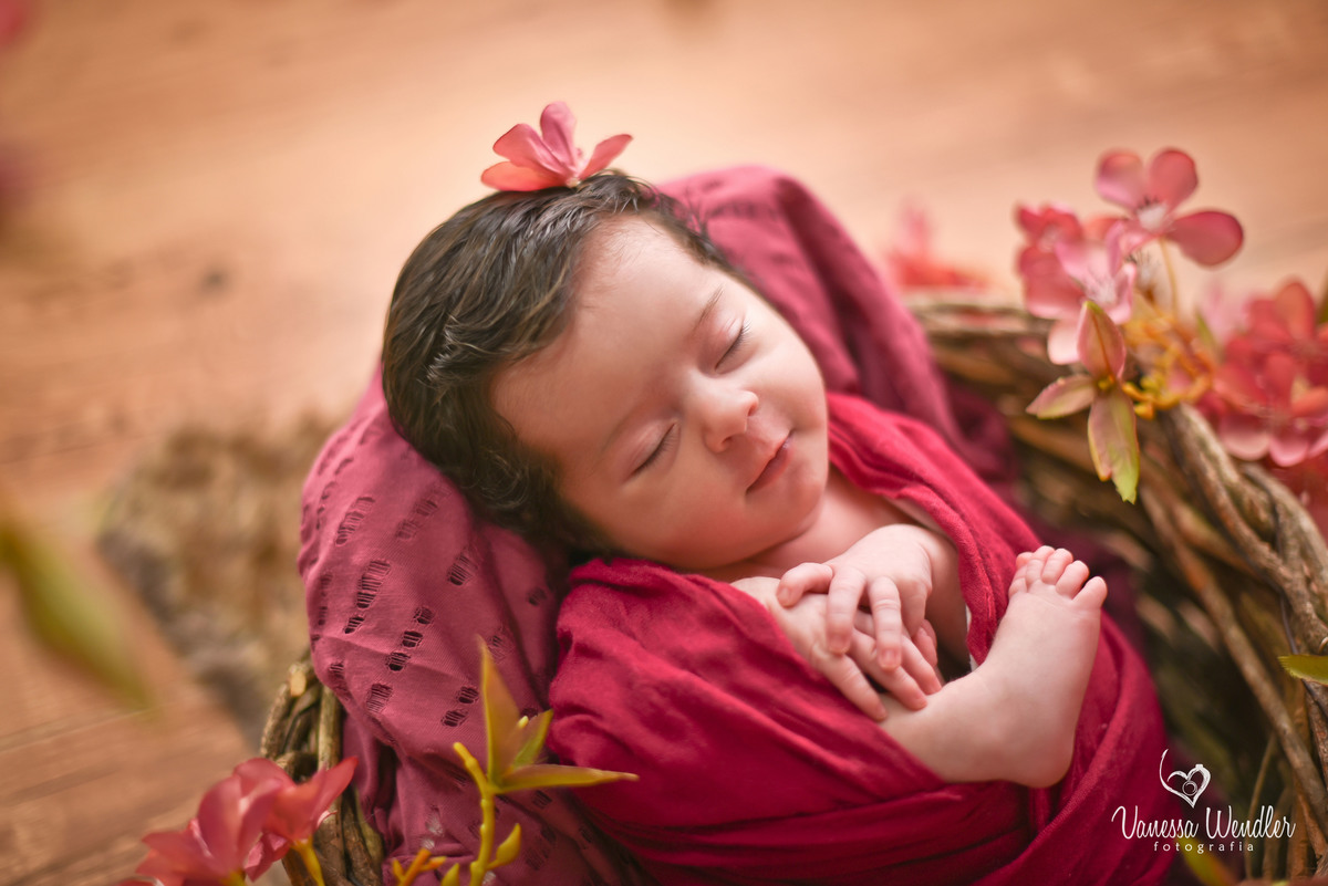 flores, newborn, girls