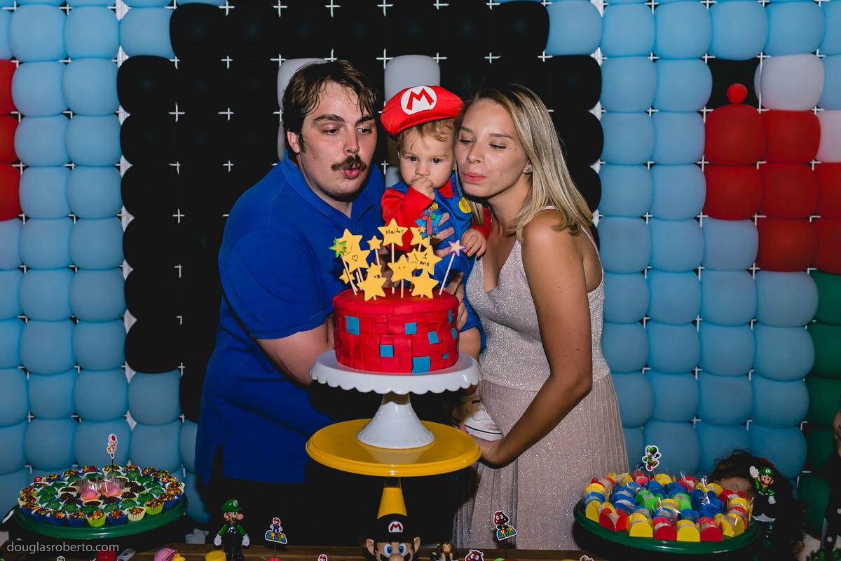 festa infanti de mario bros