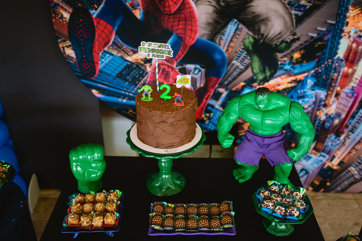 decoração liga da justiça 