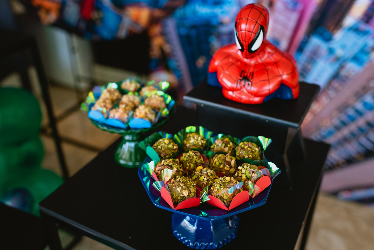 decoração liga da justiça 