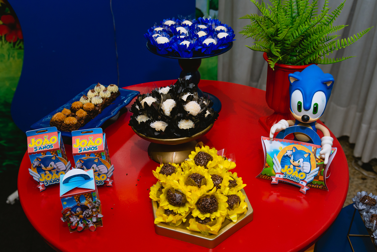 decoração do Sonic