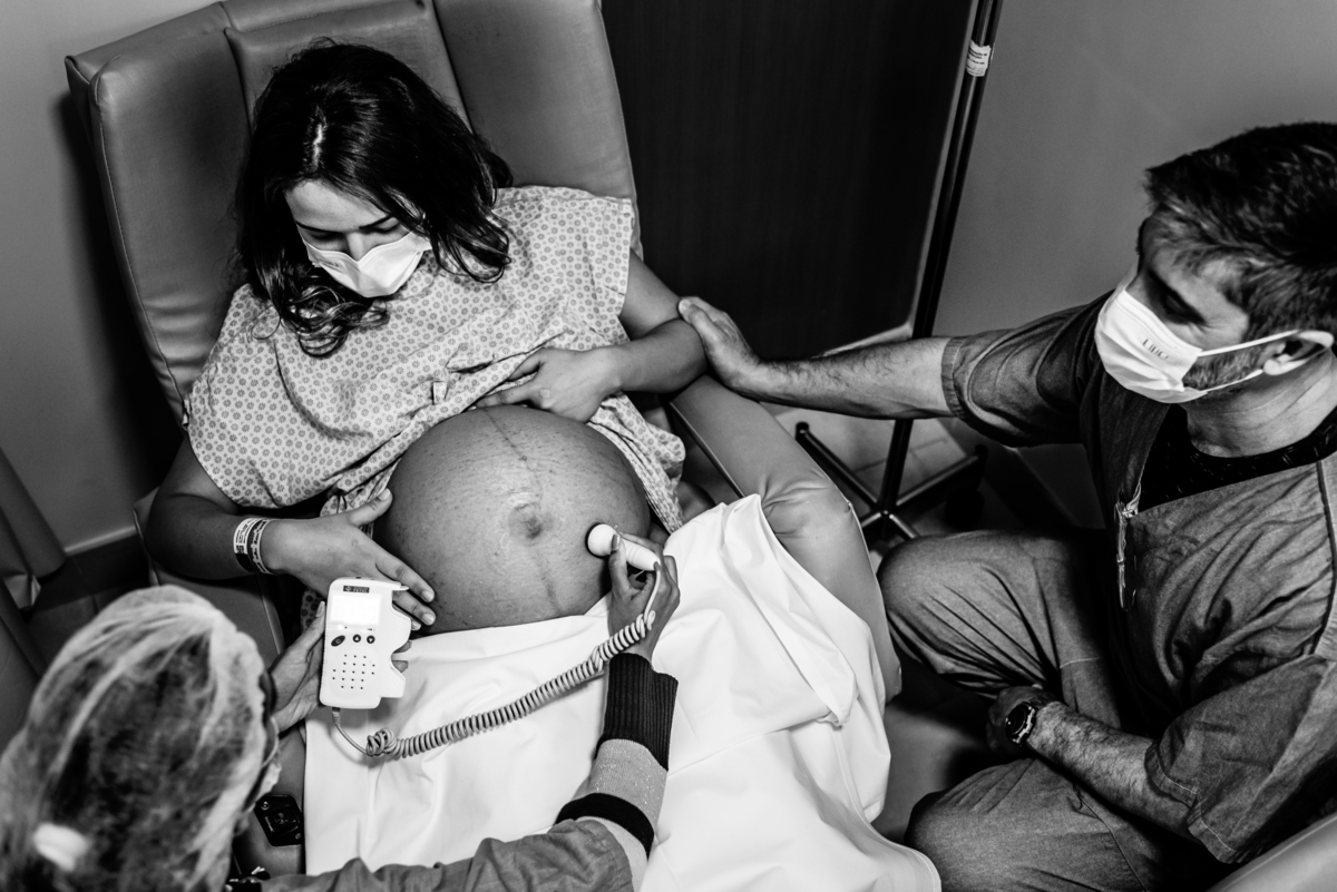 momento importante de um parto