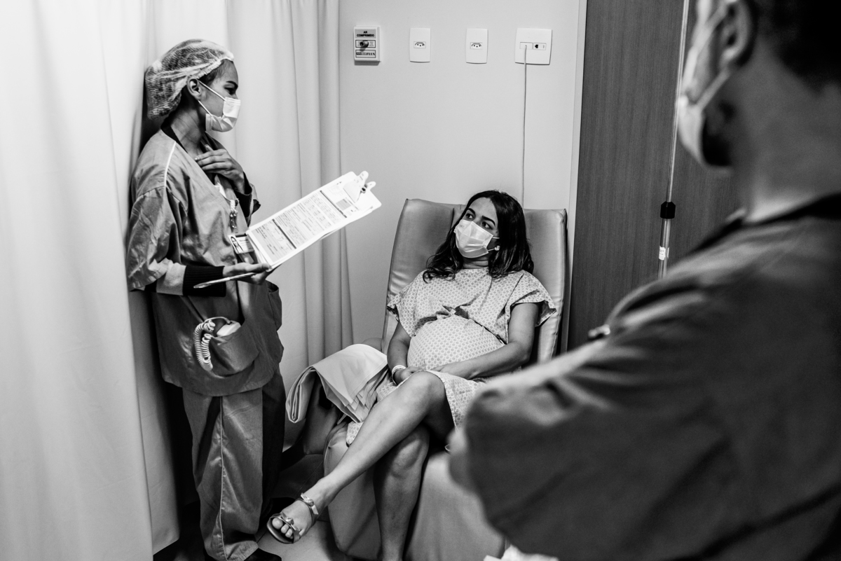 momento importante de um parto