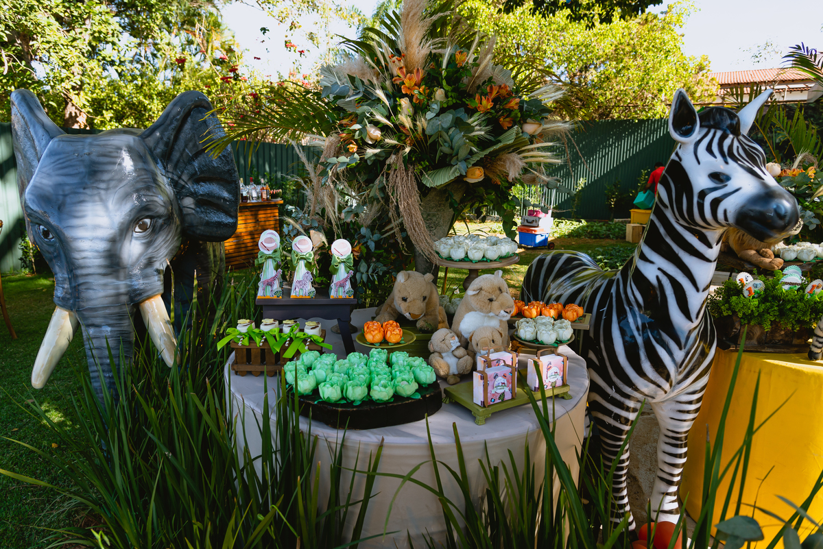 decoração de safari
