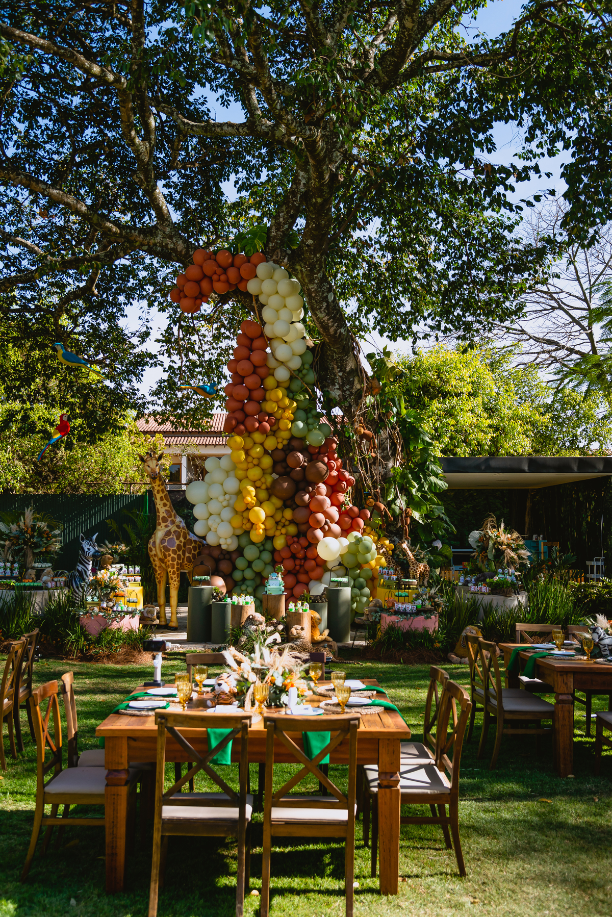 decoração de safari