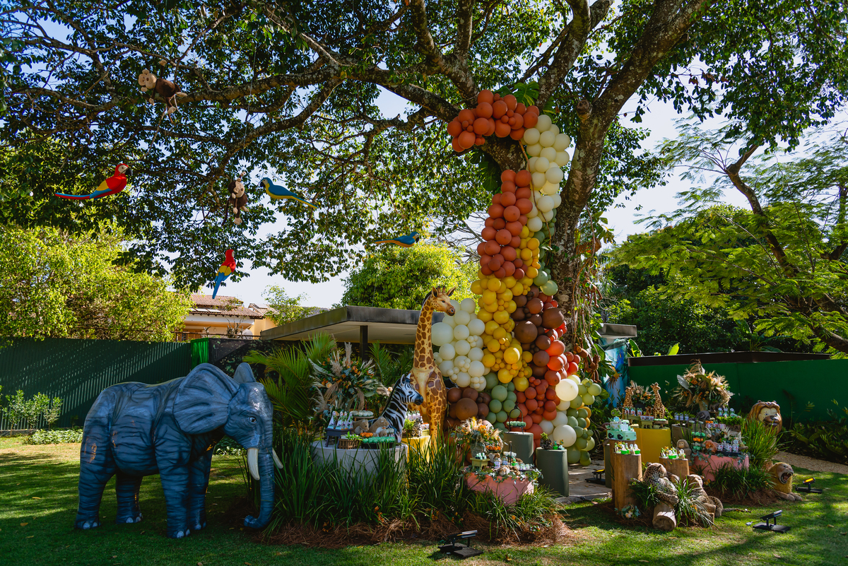 decoração de safari