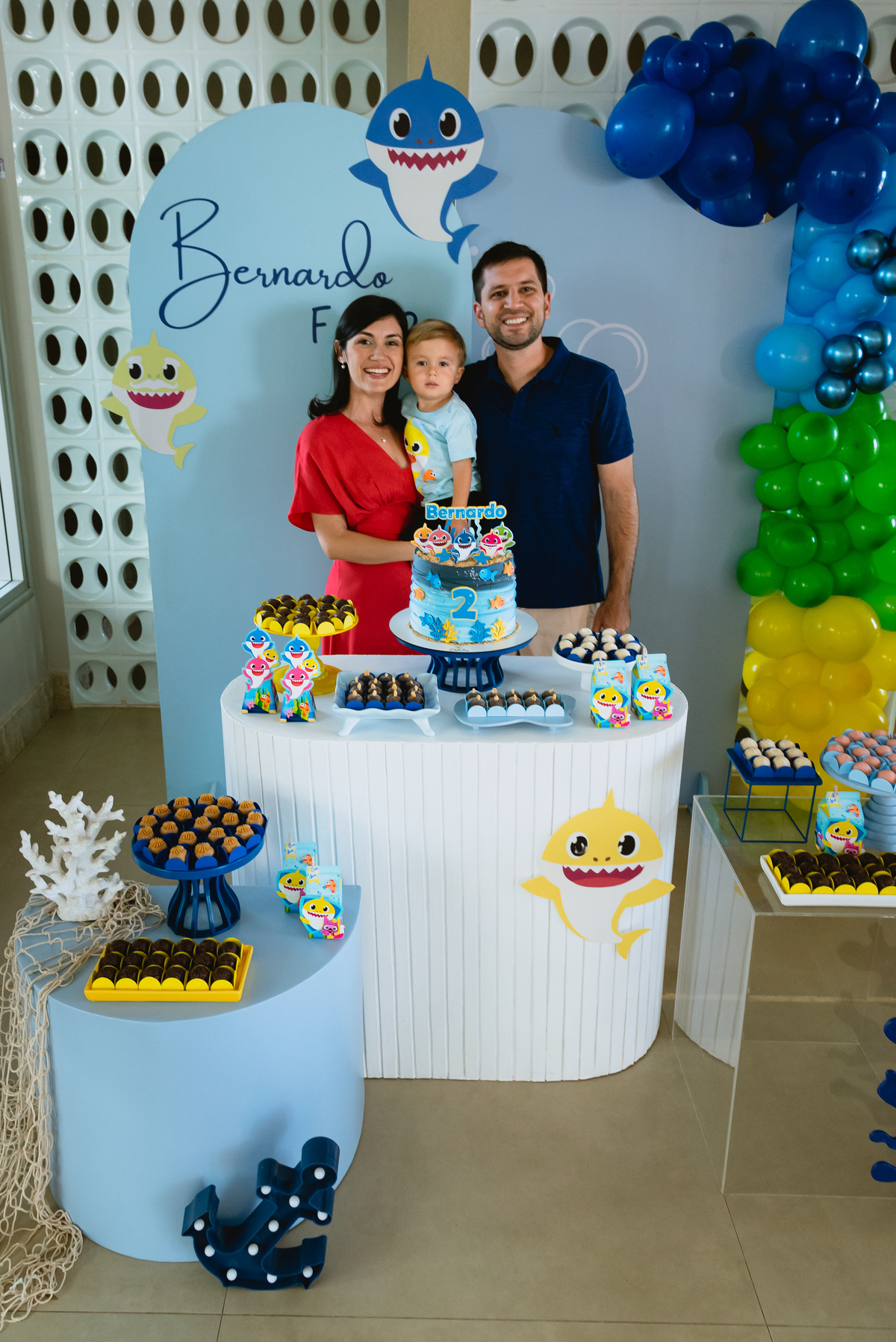 decoração de baby shark