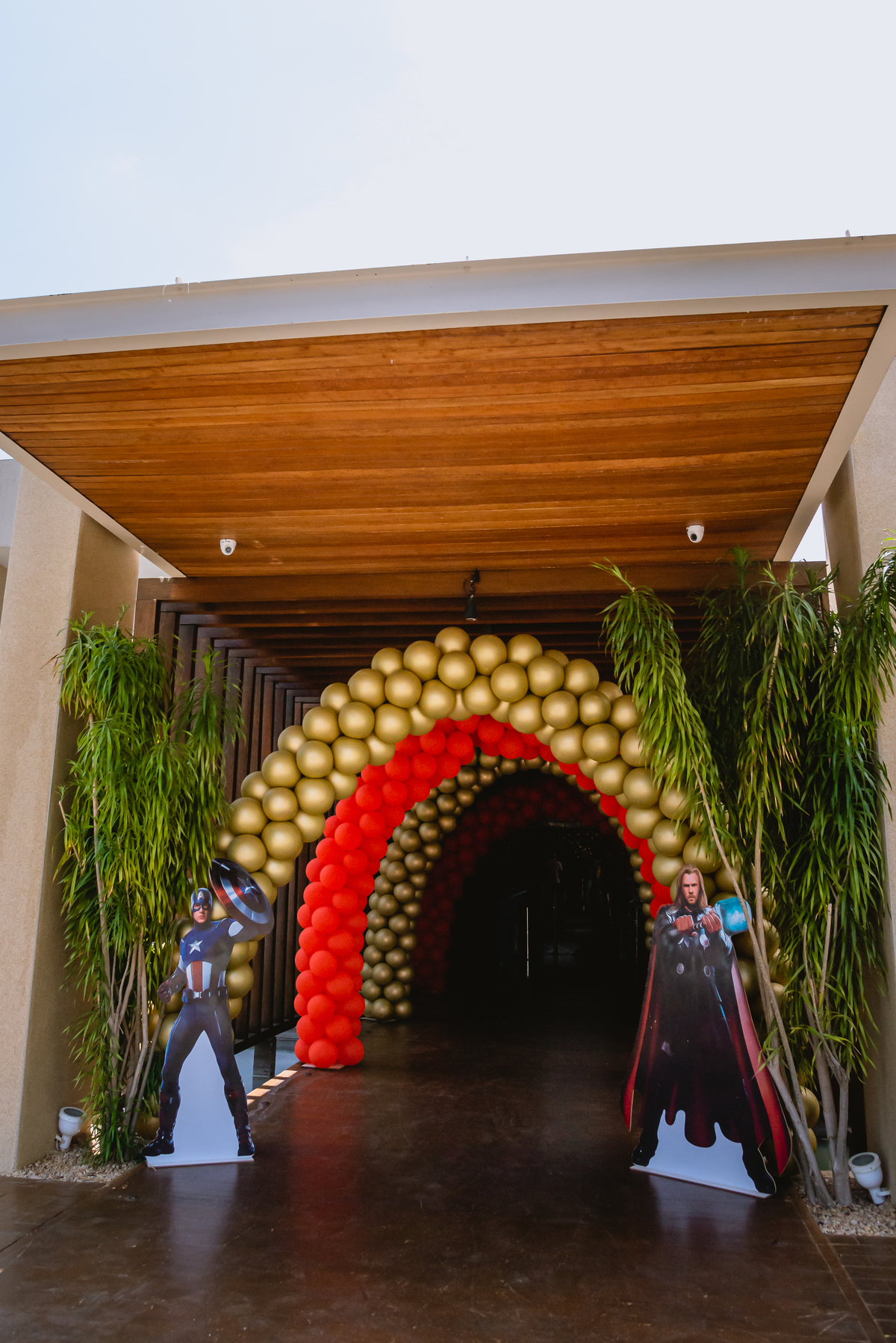 decoração de festa infantil liga da justiça 